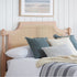 Geneva Rattan Bed Oak